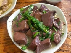 韭菜炒猪血-陈记汤饭(水巷口店)