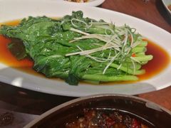 白灼菜心-川旺角川粤融合菜•海景餐厅(星海广场店)
