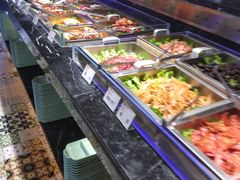 自助取餐区-九寸花汀海鲜烤肉自助(中东迪克店)
