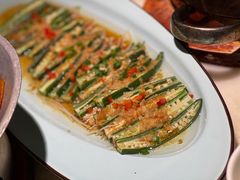 金银蒜秋葵-绿茶餐厅(二七万达店)