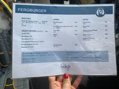 菜单-Fergburger(皇后镇店)