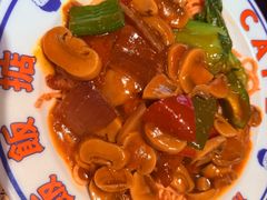 沙爹蘑菇鸡扒烩意粉-伯友茶记(中华广场店)