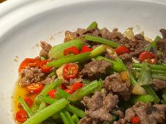 菜籽油炒超级小炒肉-老湘村·湖南土菜(天河维多利店)