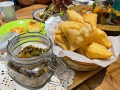 包尔萨克配牛肉炒咸菜-北疆饭店(金狮广场店)