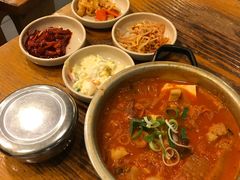 猪颈肉泡菜汤-金北顺大锅家(신사본점)