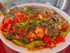 遇龙河剑骨鱼—阳朔特色啤酒鱼-生态苑农庄(十里画廊遇龙河店)