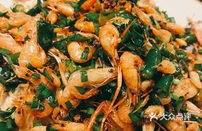 Stir-Fried Small River Shrimp