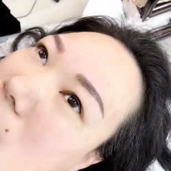 点击看大图 第二次补色后的照片-MIVI·纹眉半永久野生眉