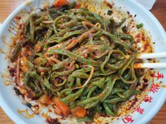 油泼面-手擀菠菜面(西康路店)