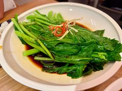 白灼时蔬（广东菜心）-枣子树·素食餐厅(普陀山店)