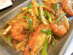 黑胡椒铁板大头虾-暹罗湾东南亚餐厅