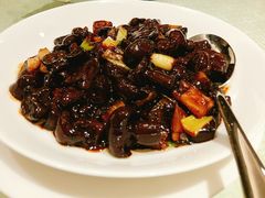 葱烧红蘑-南山鲜虾面·活鲜小馆·海味大连菜(南山总店)