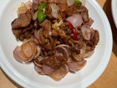 香葱头爆羊肉-安天民北方饺子(白石洲店)