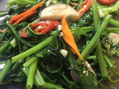 空心菜炒豆瓣酱-愛的烹調