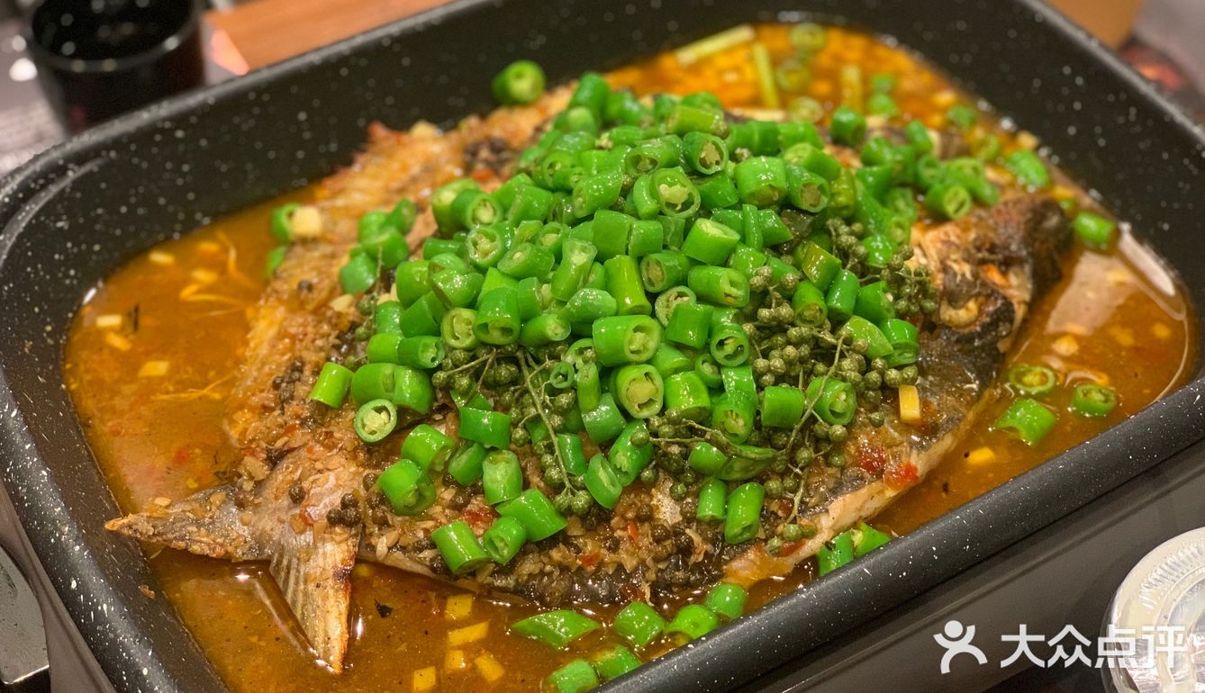 山川原野(大浪店)菜品:点了鲜椒麻味的凌波鱼