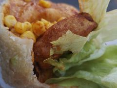 -小红车炸蛋葱油饼