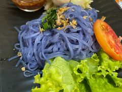 -蝶豆花蓝面条