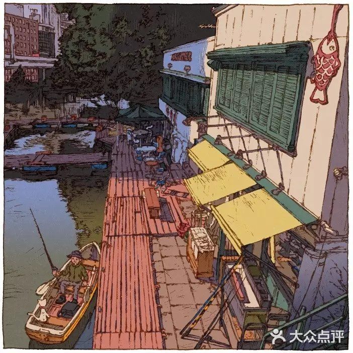 来自插画师笔下的东京街头