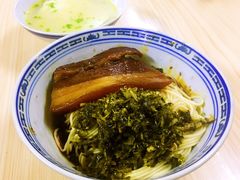 大肉雪菜鸡蛋拌面-盛兴面馆(真儒大厦店)