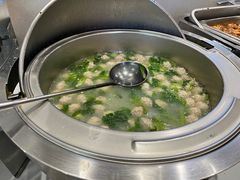 小白菜汆丸子-梦航彩虹之约自助餐厅(华府天地店)
