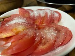 西红柿拌白糖-汝萍传统蘸水菜(春华路总店)