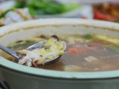 老杨饭店-酸辣鱿鱼汤-老杨饭店(万科里店)