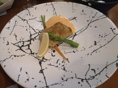 铁板香煎银鳕鱼配七味酱-V Bar海景扒房(北海湾惠龙万达嘉华酒店)