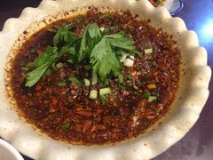 家常绍子鸭血-百年粉蒸牛肉
