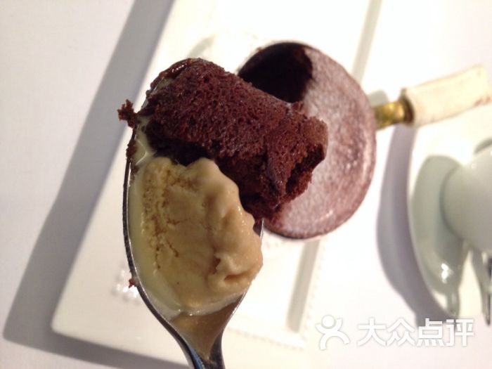 巧克力舒芙蕾 焦糖培根冰淇淋