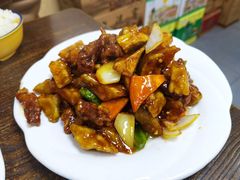 肉段烧茄子-清真嘎咕馅饼(奉天街店)