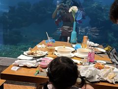 -海棠湾洲际-涛·海底餐厅·美人鱼·自助餐·海底隧道