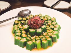 黑椒牛肉拼秋葵-将相和·海鲜蒸饺大连菜