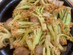 虾酱啫菜花-台山美食一绝阿四台山黄鳝饭(阿四创作店)