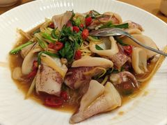 九层塔炒鱿鱼-乡亲鹅肉城(吴江店)