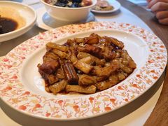 葱烧蹄筋-二泉园老菜馆·百年无锡菜