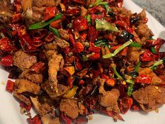辣子鸡-华盛园卷子王农家菜水库鱼