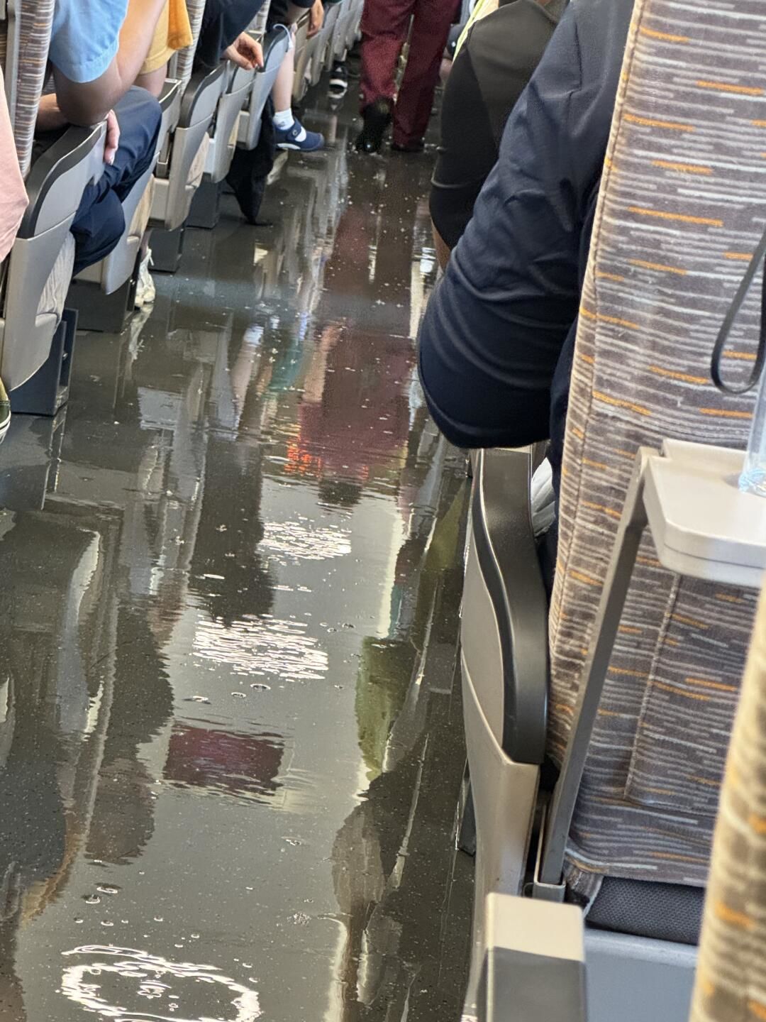 高铁上发大水了,这都能让我碰到?