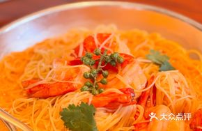 Sichuan Pepper Shrimp Angel Hair Pasta