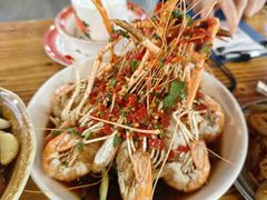 芥末罗氏虾-冶建镜子·中国龙虾王(总店)