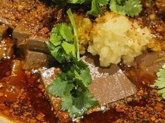 辣子蒜羊血-汉唐宴长安食府