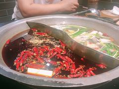 山珍鸳鸯红汤锅-宽板凳老灶火锅(南礼士路店)