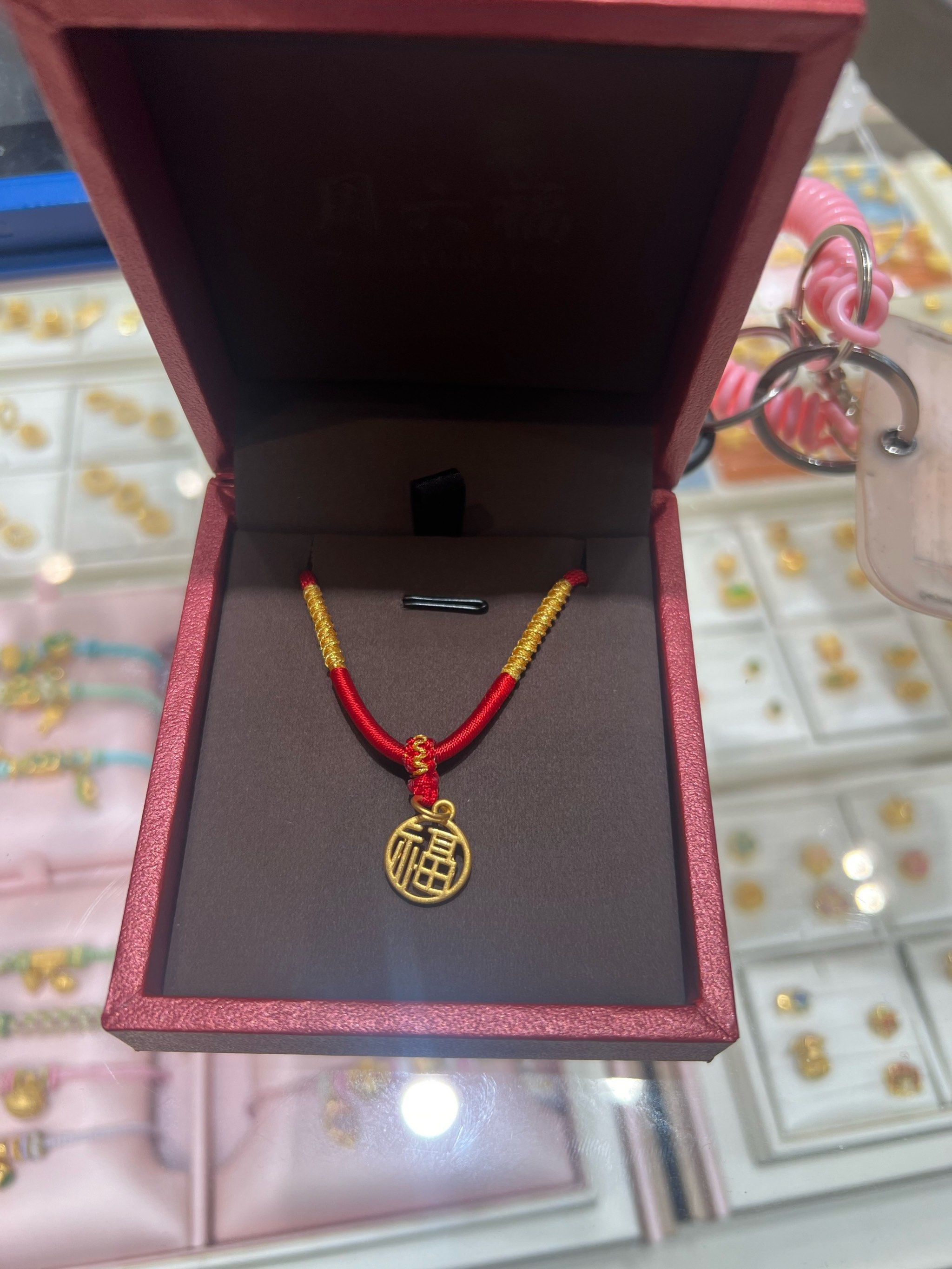 是人们祝吉的绝妙佳词,也是人们共同追求的人生目标#足金吊坠 #黄金