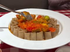 五种番茄浇汁莜面-西贝(吴江路湟普汇店)