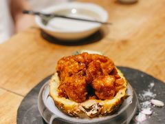 菠萝咕噜猴头菇-水木苼 蔬食料理