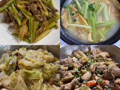 西芹炒牛肉-鲤鱼塘农家山庄