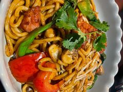 日式炒乌冬-大头虾越式风味餐厅(光明广场店)