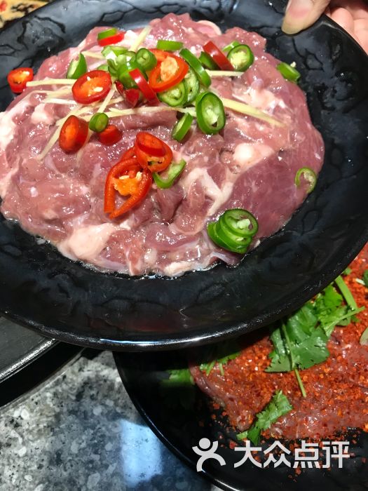 杨府霸道私房火锅(国定路店)鲜椒羊肉图片 - 第9张