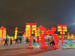 -欢乐海岸椰林沙滩-2025湾区超级灯会
