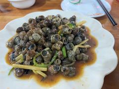 紫苏酸笋炒田螺-南记食粥坊·宵夜大排档(莲花总店)