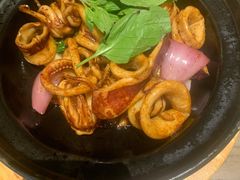 九层塔酱爆东山小管-四道菜·福建菜馆(新街口金鹰店)